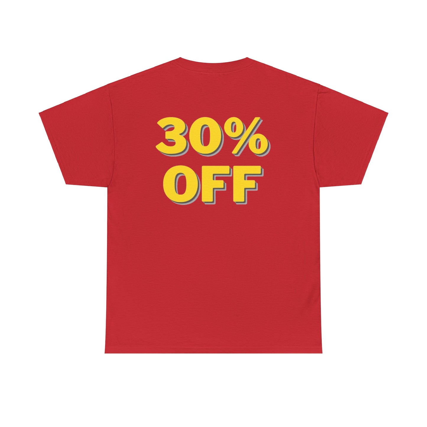 30% OFF Red T-Shirt