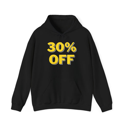 30% OFF Black Hoodie