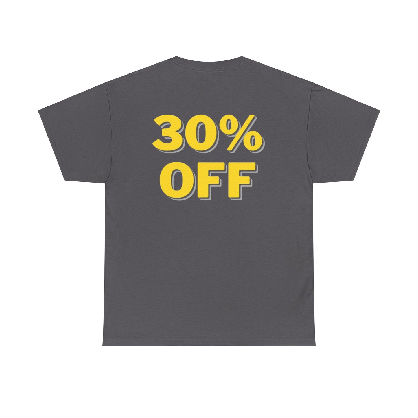 30% OFF Gray T-Shirt